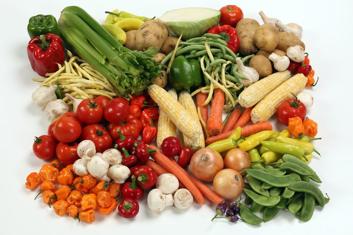 Assortment of fresh fruits with moderate to low glycemic index